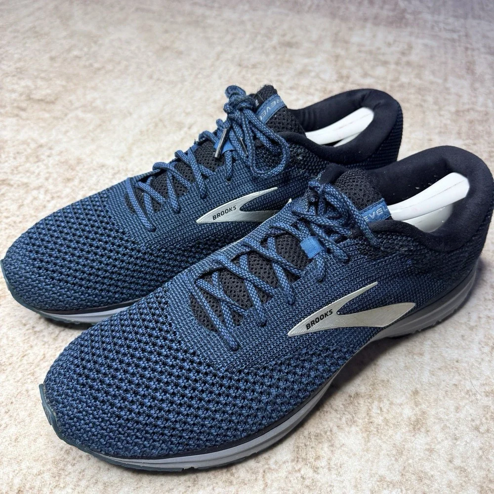 Brooks Revel 2 Men's Blue Mesh Running Shoes Size 14 Sneakers 1102921D061